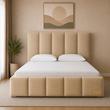 تخت خواب دونفره مدل نازگل سایز 140×200 سانتی متر