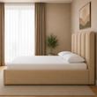 تخت خواب دونفره مدل نازگل سایز 140×200 سانتی متر