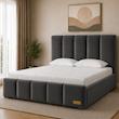 تخت خواب دونفره مدل نازگل سایز 140×200 سانتی متر