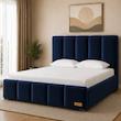تخت خواب دونفره مدل نازگل سایز 140×200 سانتی متر