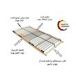 کفی تخت خواب یک نفره دانلوپیلو مدل Euro flex kf سایز 190x80 سانتی متر