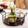 سبد میوه مدل Art22 فلزی سبک و کف جداشونده MDF
