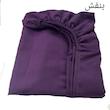 سرویس ملحفه مدل کشدار ni04077 طرح تکرنگ کد 120 یک نفره دو تکه