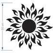 آینه پلکسی گلس مدل sticker0025