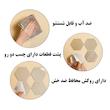 آینه پلکسی گلس مدل دکوراتیو ماه کد N17-2 مجموعه 5 عددی