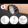 زنجیر چرخ رویال اسپرت مدل کلاسیک مناسب برای پراید بسته دو عددی