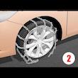 زنجیر چرخ مدل SNOW PRO مناسب برای لیفان 520 بسته دو عددی 