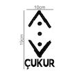 برچسب بدنه موتور طرح چوکور گودال cukur کد MT-B133