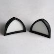 شاخ تزئینی کلاه کاسکت مدل 1953مجموعه دو عددی