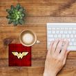 زیر لیوانی طرح Wonder Woman مدل MC1247