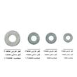 واشر تخت آلوارس مدل AV-4/5/6/8 بسته 300 عددی