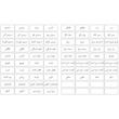 برچسب مدل نظم دهنده ادویه و فریزر آشپزخانه مدل minimal کد 004 مجموعه 160 عددی