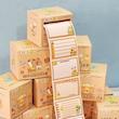 برچسب مدل شفاف اکلیلی طرح کاپی بارا کد capi14