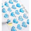  برچسب طرح برش خورده بولت ژورنال مدل A5 Royal Hearts