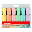 ماژیک علامت گذار کورس مدل BRIGHT LINER PLUS PASTEL بسته 6 عددی