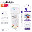 ماژیک چند منظوره مدل اکرلیک کد NO 679 بسته 12 عددی 