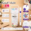 ماژیک چند منظوره مدل اکرلیک کد NO 679 بسته 12 عددی 