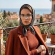 فریم عینک طبی گربه ای زنانه مدل TR3518C538-P81 مناسب برای صورت بیضی، قلب، گرد، لوزی، مثلث، مربع، مستطیل