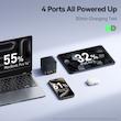 شارژر رومیزی 100 وات 3 پورت بیسوس مدل  100W Super GaN  به همراه کابل  USB-C