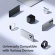 شارژر رومیزی 100 وات 3 پورت بیسوس مدل  100W Super GaN  به همراه کابل  USB-C