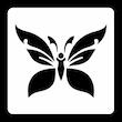   شابلون دکو رستا مدل پروانه کد S144