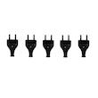 دوشاخه برق الکترو فراز کد Black بسته 5 عددی 
