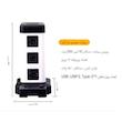 چندراهی برق ایستاده هوشمند ۲۵۰۰ وات مدل Intelligent Vertical Socketبرج با شارژر USB و وایرلس