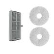 پد تی و فیلتر جارو رباتیک مدل heat مناسب برای جاروبرقی رباتیک شیائومی Dreame L10S Pro Ultra heat مجموعه 3 عددی