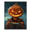 تابلو شاسی طرح کدوی هالووین Pumpkin 0012