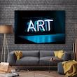 تابلو شاسی طرح نئون مدل Art کد 674
