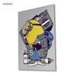 تابلوی ونسونی طرح Hip Hop Minion سایز 30 × 40