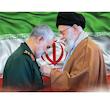تابلو شاسی طرح شهید حاج قاسم سلیمانی و رهبر معظم انقلاب حضرت سید علی خامنه ای مدل T1062