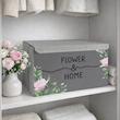 باکس لباس طرح پاستلی FLOWER & HOME کد S3