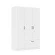 کمد لباس فلفور کابینت مدل MDF-WH-L135cm