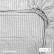ملحفه آدنو مدل راه راه کد MB01 دونفره سایز 160x200 سانتی متر 
