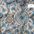ملحفه خانه سفید مدل ترمه دو نفره سایز 245x200 سانتی متر