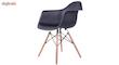 صندلی کروماتیک مدل Black Armchair Wood Legs