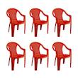 صندلی ناصر پلاستیک کد 812 مجموعه 6 عددی 
