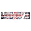 برچسب حروف فارسی کیبورد گراسیپا طرح U.K کد 102
