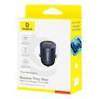شارژر فندکی 30 وات دو پورت بیسوس مدل Tiny Star VCHXX-UC