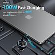 شارژر فندکی باسئوس مدل Multi-port Fast Charge 160W به همراه کابل تبدیل Usb-c
