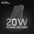 پاوربانک پرومیت مدل POWERMAG-DUO.BLACK به ظرفیت 10000 میلی آمپر ساعت