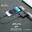 پاوربانک پرومیت مدل POWERMAG-DUO.BLACK به ظرفیت 10000 میلی آمپر ساعت
