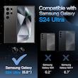 محافظ لنز دوربین شیشه‌ای مدل AF مناسب برای گوشی موبایل سامسونگ Galaxy S24 Ultra