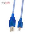 کابل تبدیل USB به miniUSB مدل bama-212 طول 1.5 متر