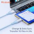 کابل تبدیل USB به USB-C مک دودو مدل CA-1842 طول 1.2متر