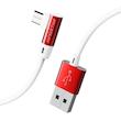 کابل تبدیل USB به MicroUSB کینگ استار مدل Vertical Fast K80A طول 1.1 متر