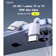 کابل  USB-C یسیدو  مدل CA163 طول 1.2 متر