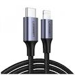 کابل تبدیل USB-C به لایتنینگ یوگرین مدل US304 طول 2 متر