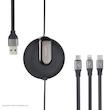کابل تبدیل USB به لایتنینگ/USB-C/microUSB لیتو مدل LD-12 طول 1 متر